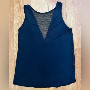 Alo Yoga Mesh Low Back Tank Top Size S